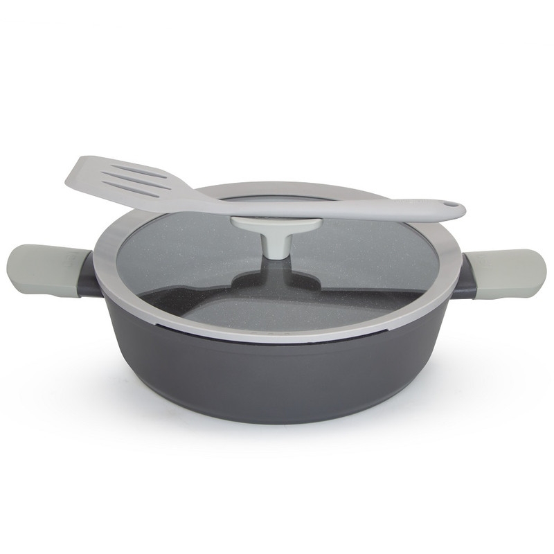 قیمت و خرید سرویس قابلمه و تابه گرانیتی 12 پارچه لیدوما مدل لئو