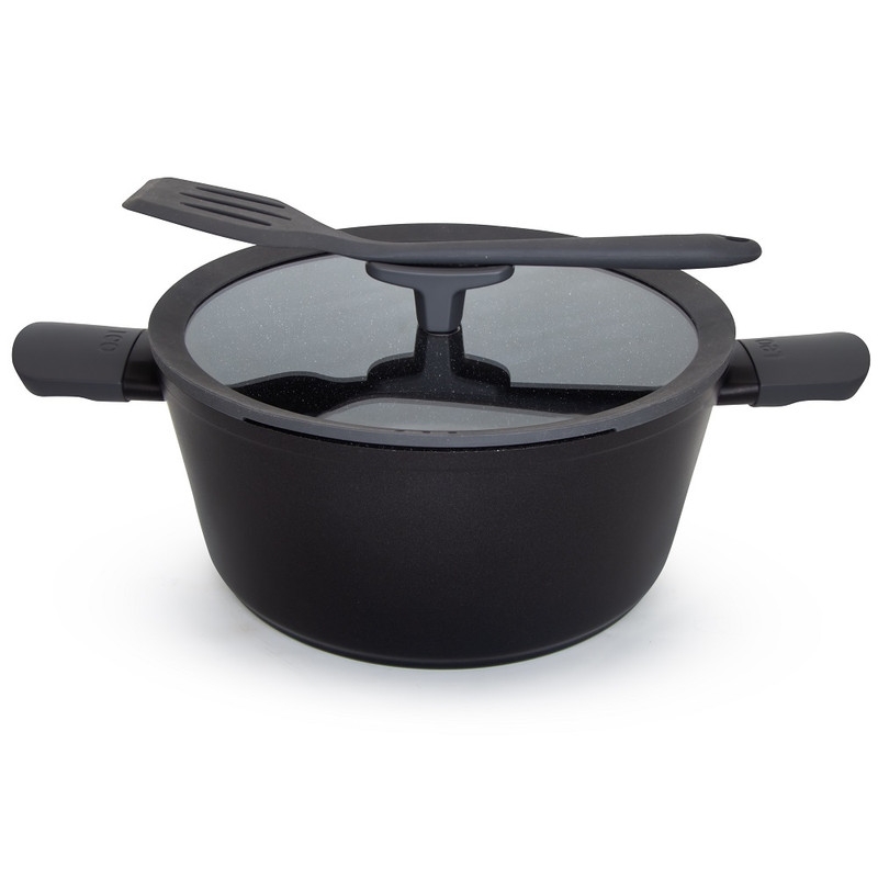 قیمت و خرید سرویس قابلمه و تابه گرانیتی 12 پارچه لیدوما مدل لئو