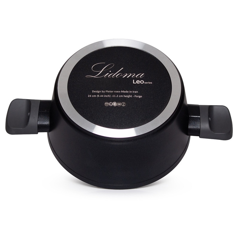 قیمت و خرید سرویس قابلمه و تابه گرانیتی 12 پارچه لیدوما مدل لئو