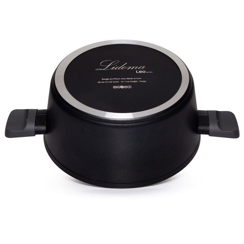 قیمت و خرید سرویس قابلمه و تابه گرانیتی 12 پارچه لیدوما مدل لئو