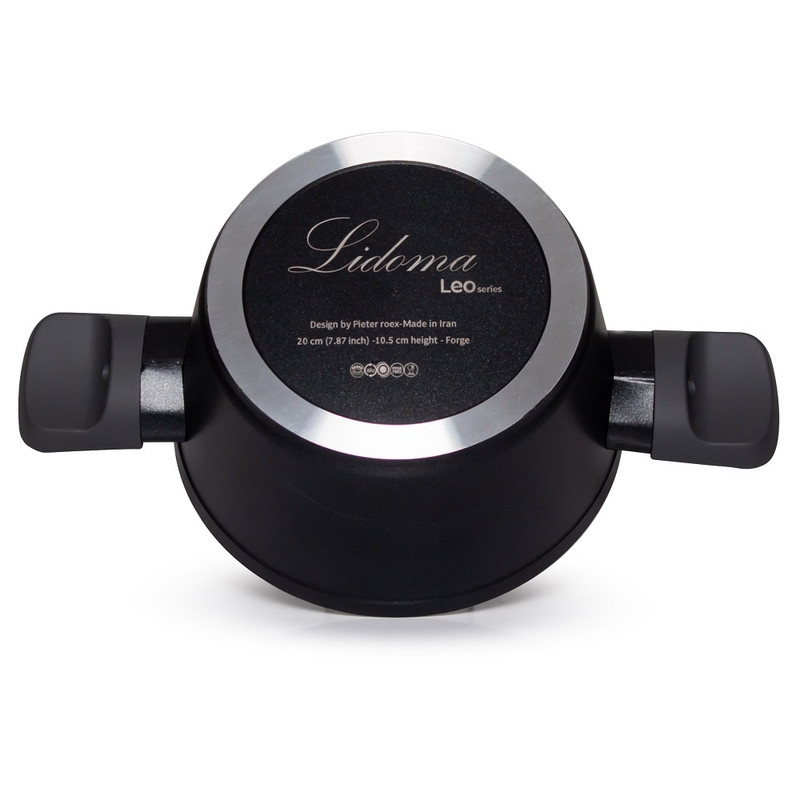 قیمت و خرید سرویس قابلمه و تابه گرانیتی 12 پارچه لیدوما مدل لئو