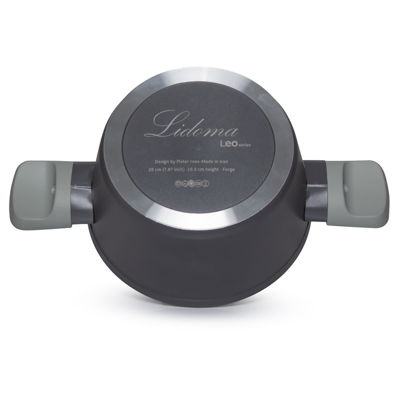 قیمت و خرید سرویس قابلمه و تابه گرانیتی 12 پارچه لیدوما مدل لئو