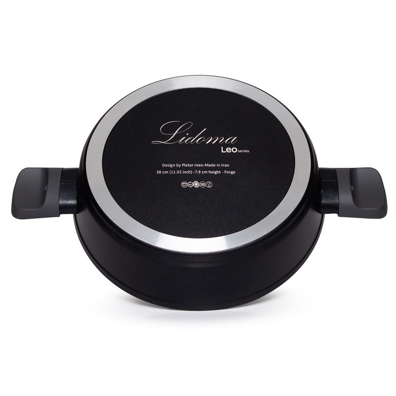 قیمت و خرید سرویس قابلمه و تابه گرانیتی 12 پارچه لیدوما مدل لئو