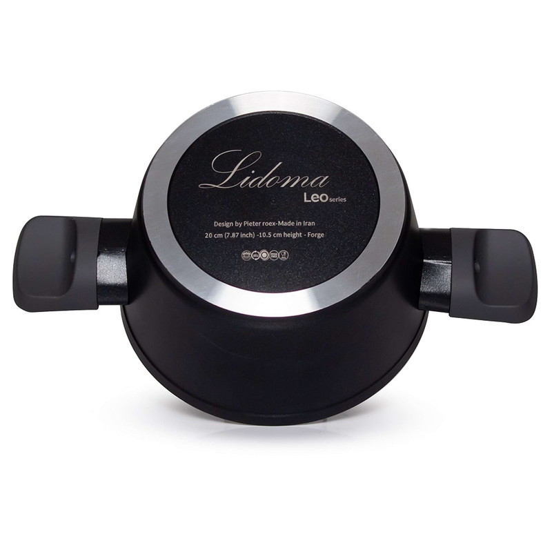 قیمت و خرید سرویس قابلمه و تابه گرانیت 9 پارچه لیدوما مدل لئو سری برگهوف