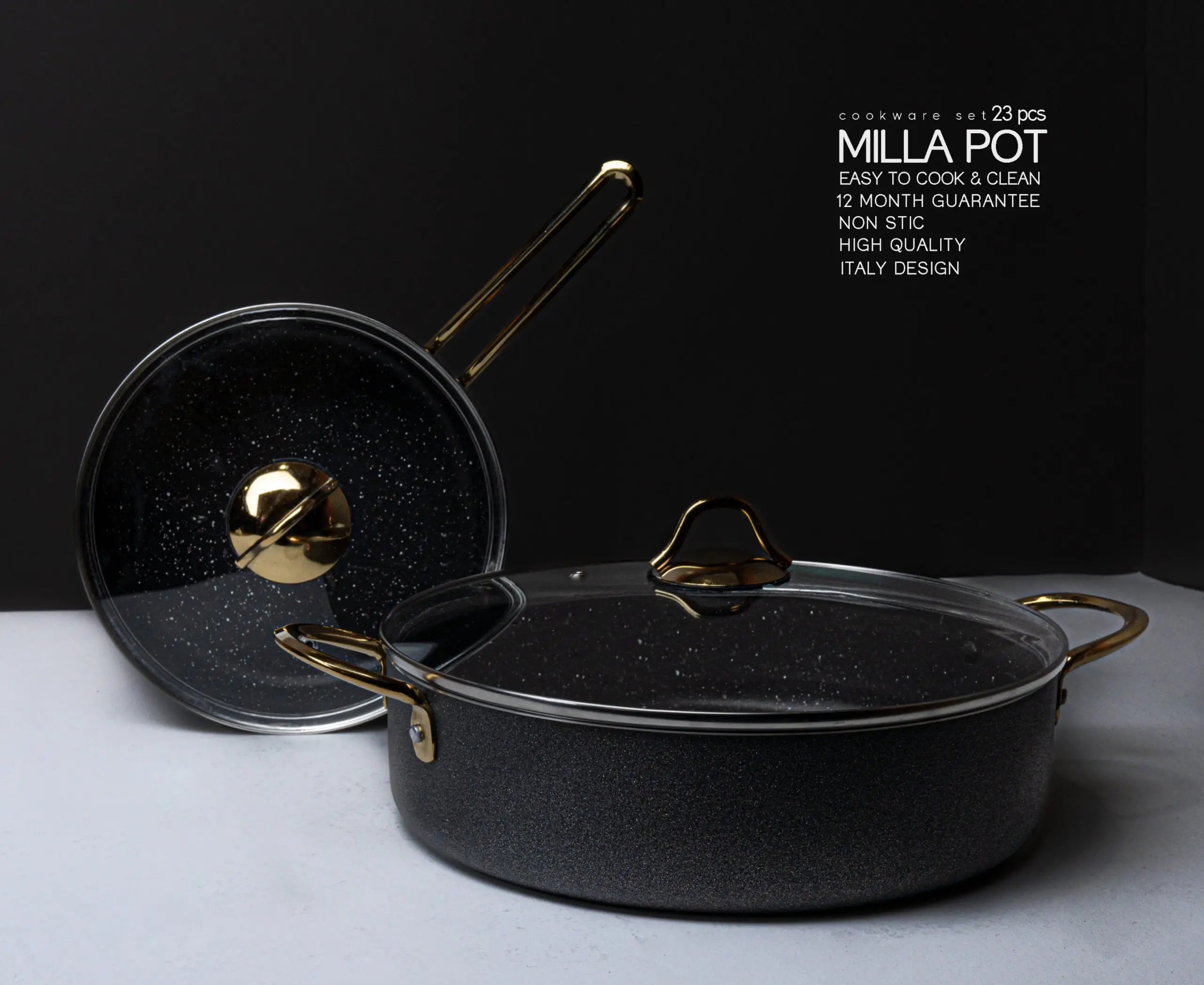 قیمت و خرید سرویس پخت و پز 23 پارچه میلا مدل کیان